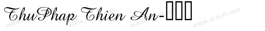 ThuPhap Thien An字体转换